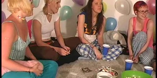 Two students showing their tits