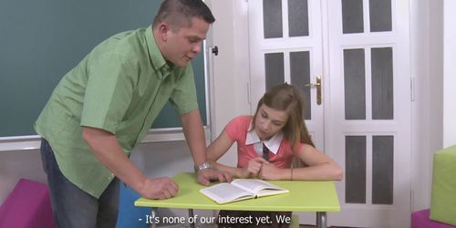 Teach That Bitch Ripped up and fucked in a classroom