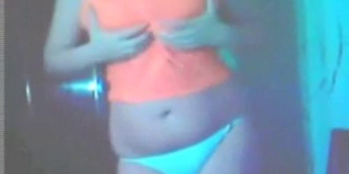 Chubby Girl Goes Topless