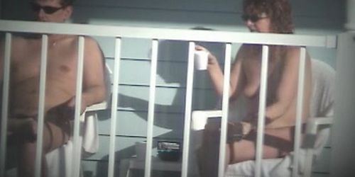 Nude Pool - on Balcony