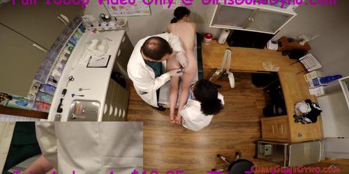 Nervous Teen Lainey Gets New Student Physical & Gyno By Doctor Tampa Nurse Rose At GirlsGoneGynoCom