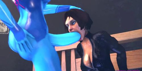 Bioshock infinite: One night in the park FUTA (Miss Lizz)