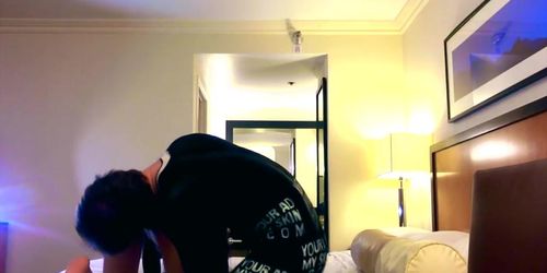 Sublimely telegenic chick dances, earns facetime and accepts a dick until it squirts her sheets.