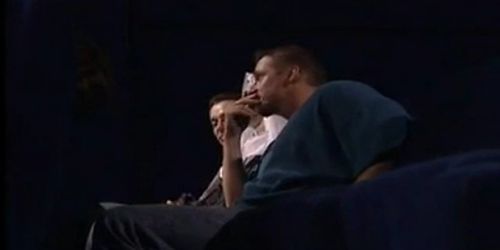 A nun in the cinema