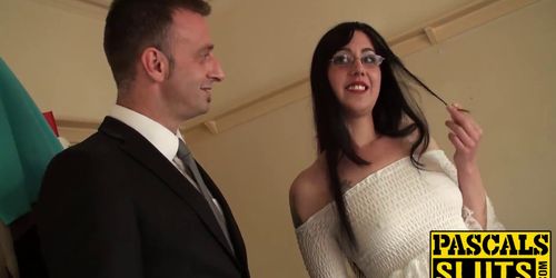 PASCALS SLUTS - Hot raven haired babe Honesty Calliaro gets spanked hard