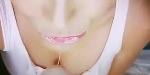Isabelle Deltore eye contact bj