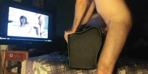 Fleshlight Watching - Watching porn and fucking my fleshlight. Loud orgasm. - Tnaflix.com
