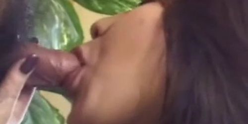 Asian Girl Marie blowjob and cum in mouth