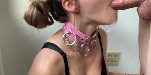 Chessie could suck the chrome off a trailer hitch! (big boob teen blowjob & fuck) - Chessie Rae