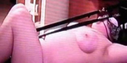 Tamara Horsley  tied and squealing over and over like the fuck  she is