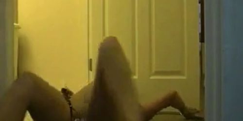 Sexy brunette teen shows her body on cam - video 3