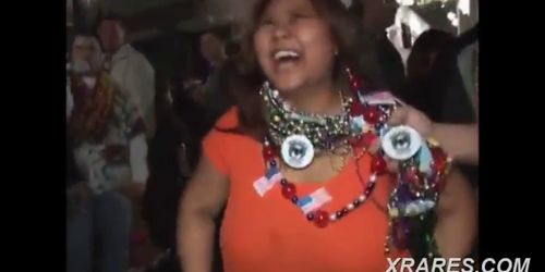 Mardi-Gras Tits Flashing~(2) X-Rares