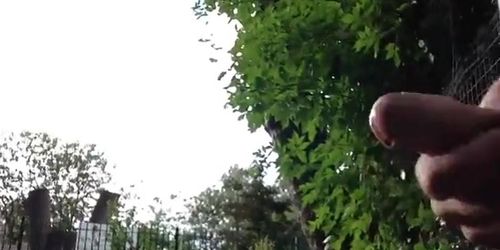 Public flash and cum for 2 teen girls