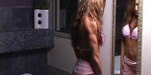 athletic women fingering