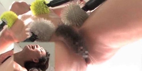 Asian babe having orgasms