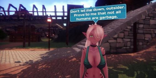 Faranne's Tit Fucked By A Human ShadowDeathBlade93 plays Monster Girl Island: Prologue part 1