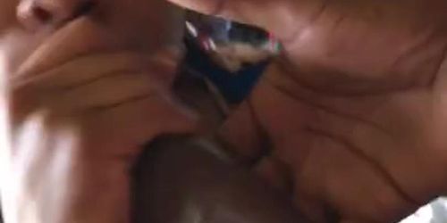 Ghetto Teen Smiles As Cum Drip Down Her Face