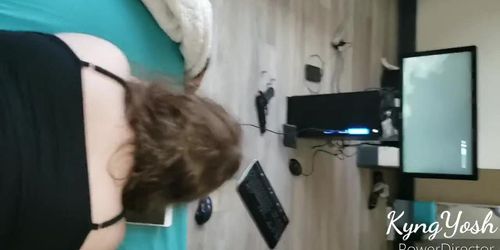 Exs Big Booty Sis Fucks Me Playing Elderscrolls Skyrim - Pawg Vs Bbc (GamerGirl)