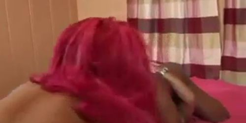 Two chubby black babes fuck a white guy