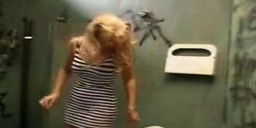 Blonde Milf Gets Fucked In A Dirty Bathroom