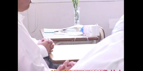 Japanese Teacher degraded and Cum covered by her Students in Class