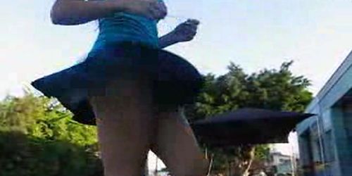 upskirt teen flashing