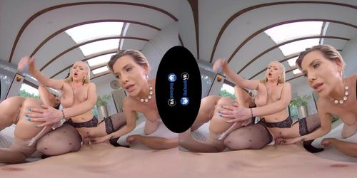 Foursome Orgy With Three Busty MILFs Subil Arch, Nelly Kent and Christina Shine (SubilArch)