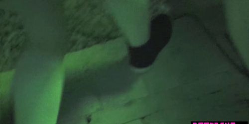 Military teens caught a big cock and fuck it outdoor (Aspen Romanoff, Marilyn Mansion, Monica Asis)