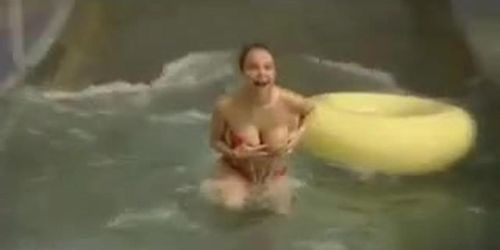 Big Boobs Water Slide Oops
