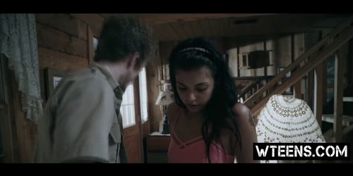 Nasty teen Gina Valentina enters the house of a wild man and gets roughly fucked (Gina Valentino, Sweet Mouth)