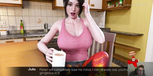 Flirty F - gameplay #7 (teen stepsister route)