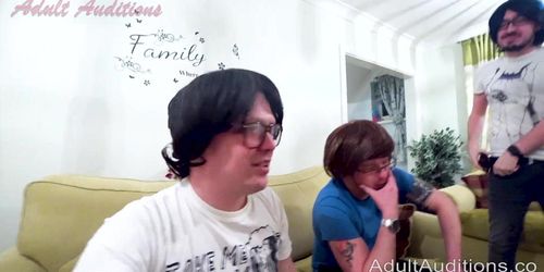 Nerdy Girl Fucked At Casting