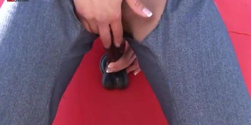 Eroberlin hot pornstar Lucy Lee outdoor masturbation dildo danish beach Jeans (Lucie Lee, Sweet Paige)