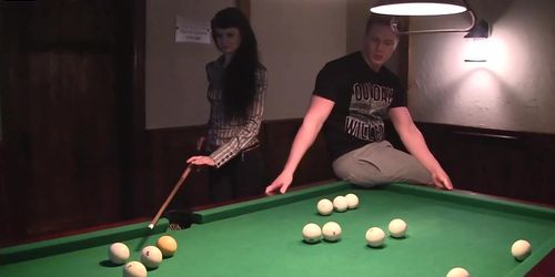 Young and hot college girl gets laid in a sauna