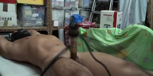 Asian Chinese - BDSM. Nice jerking machine