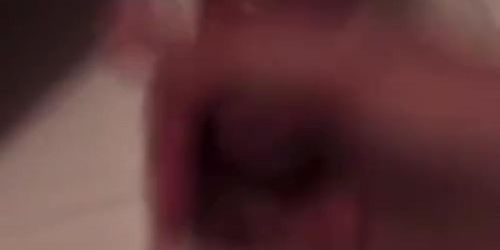 Man farts while hairy throbbing penis squirts sperm during handjob from pregnant girl