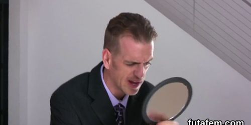 Girls shag guys asshole with monster strapons and ejaculate cum