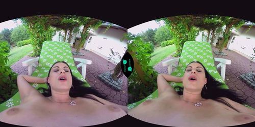 Outdoor Action With Horny Brunette - Alice Nice