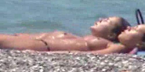Hidden cam - beach video