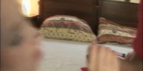 Beautiful brunette with huge juggs gets pounded