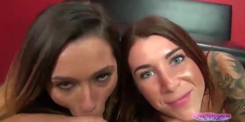 Felicity Feline and Jaye Summers - POV threesome (Felicity Grace, Nina De Ponca)