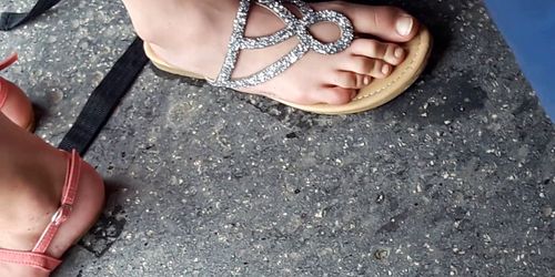 cute teen feet