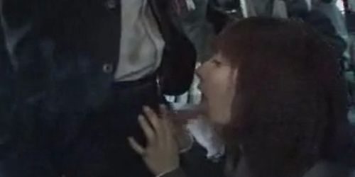 blowjob in bus in front of onlookers