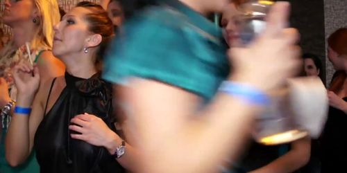 Orgy in czech nightclub