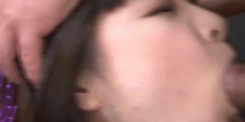 HARDCORE PUNISHMENTS - Pretty Oriental babe in lingerie drops to her knees to suck cock deep