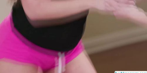 Horny Maddy and Jenna enjoys 69 pussy licking position