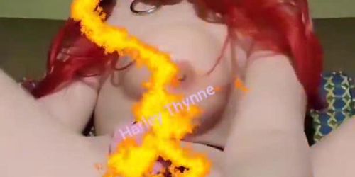Red Hair, don't Care PREVIEW: Masturbating inside a Female Mask and Silicone Dollsuit
