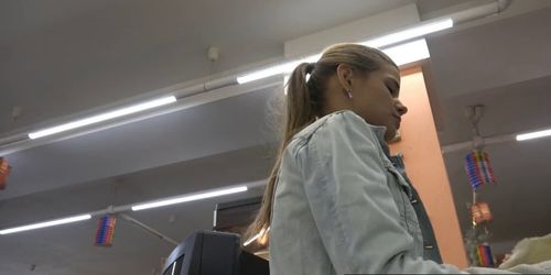 Desperate Czech Beauty Needs Money - video 1 (Hiddencam___, Lovely pussy, Sarah Kay)