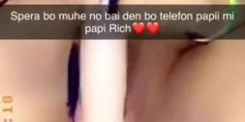 Curacao girl video for papi rich party 2