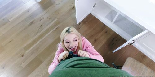 Teen tight pussy gets romp from behind by a huge dominating cock (Kenzie Reeves, Romeo Price)